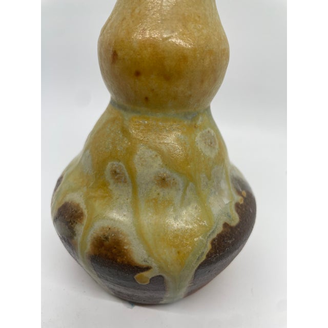 Vintage Dirtworks Pottery Vase by Seagrove Potters, Nc For Sale - Image 4 of 5