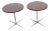 Pair of Marc Thorpe for Bernhardt Designs Side Tables W/ Curly Maple Tops For Sale