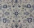 Blue Floral Vintage Oushak in Blue and Cream With All-Over Design For Sale - Image 8 of 13