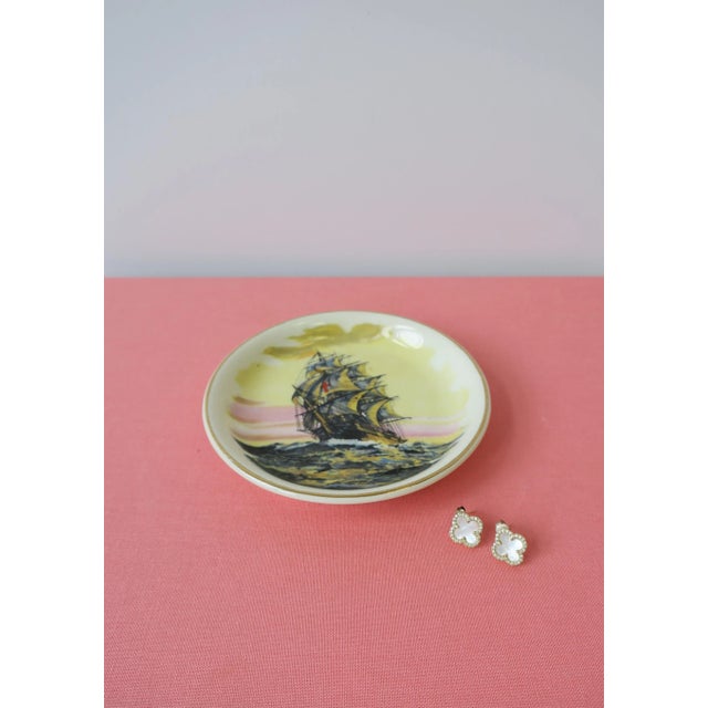 Ceramic Nautical English Desk or Vanity Jewelry Dish For Sale - Image 7 of 9