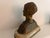 Bronze 19th-Century Grande Dame Patricienne Florentine Au XVIme Siècle Roland Grange-Colombo Bronze & Marble Bust For Sale - Image 8 of 8