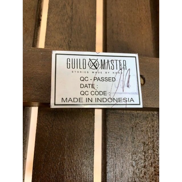 Guildmaster Teak Patio Barstools - a Pair For Sale - Image 11 of 12