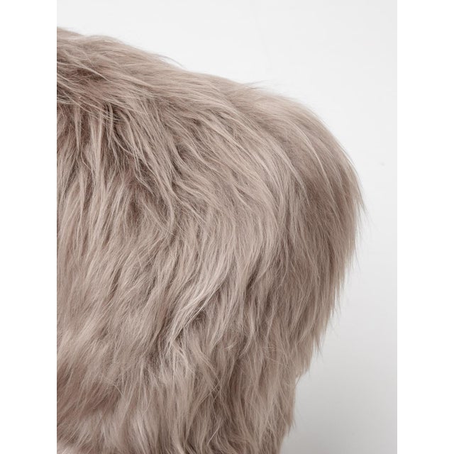 Scandinavian Armchairs in Long Haired Sheepskin, 1950s, Set of 2 For Sale - Image 10 of 12