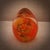 Mid-Century Modern Orange Murano Art Glass Egg, Italy, 1980s For Sale - Image 7 of 9