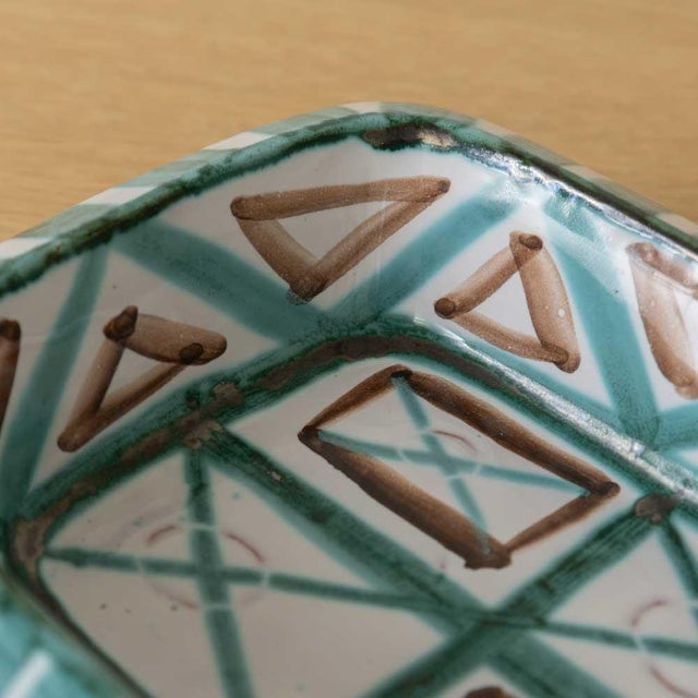 1950s French Ceramic Dish by Robert Picault, Vallauris For Sale In Los Angeles - Image 6 of 13