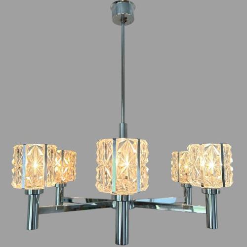 Mid-Century Modern Chandelier from Kaiser Leuchten, 1970s For Sale - Image 15 of 18
