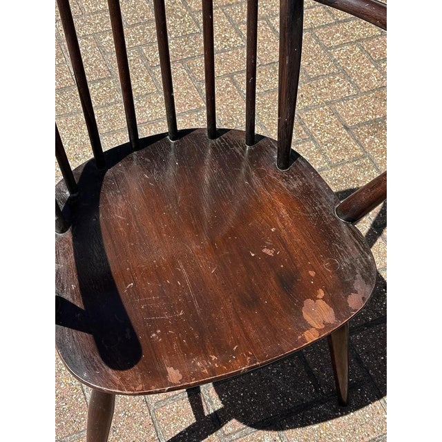Vintage Windsor Dining Chairs from Ercol, 1960s, Set of 4 For Sale - Image 5 of 14