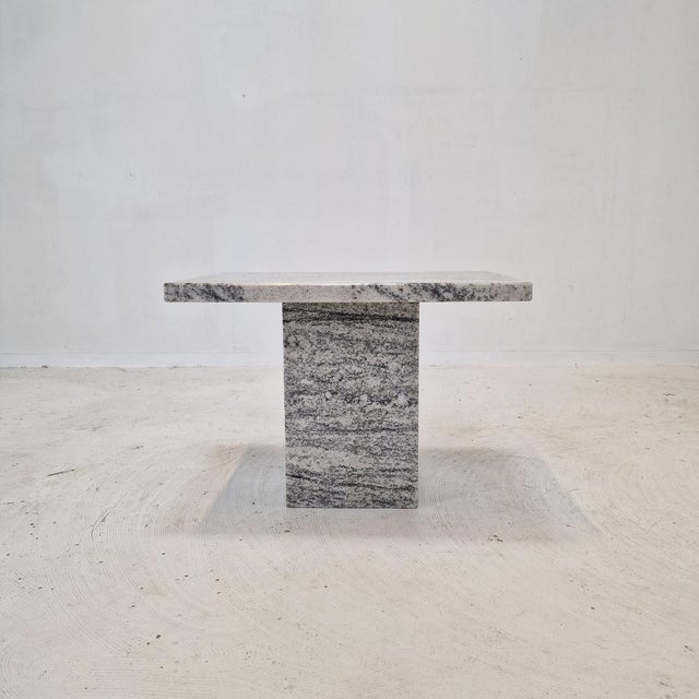 Italian Coffee Table in Granite, 1980s For Sale - Image 10 of 15