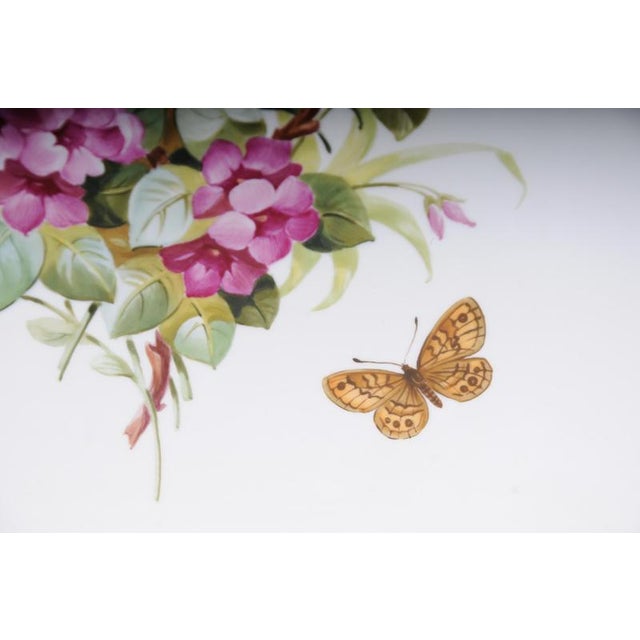 20th Century Floral Bouquet Plaque from KPM Berlin For Sale - Image 14 of 17
