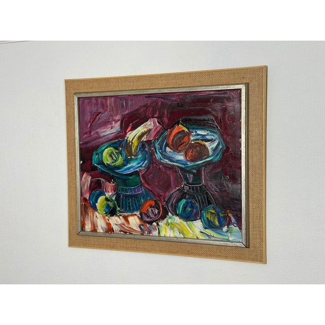 Roy, Still Life, 1969, Oil on Canvas, Framed For Sale - Image 7 of 18