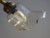 Three-Light Chandelier in Wood, Bronze and Glass, 1980s For Sale - Image 9 of 15
