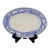 Vintage Lamberton Scammell Blue & White American Hotelware Oval Platter For Sale