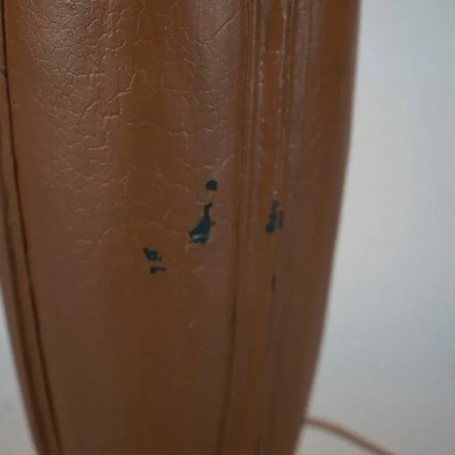 Oversized Antique Bradley & Hubbard Style School Reverse Painted Panel Lamp Circa 1920 For Sale - Image 10 of 13