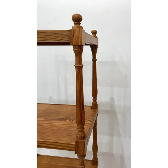 American Classical Pine Shelf Etagere For Sale In Raleigh - Image 6 of 11