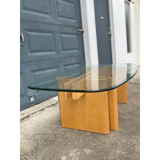 Late 20th Century Gustav Gaarde for Trekanten Style Modular Coffee Table With Glass Top For Sale - Image 5 of 12