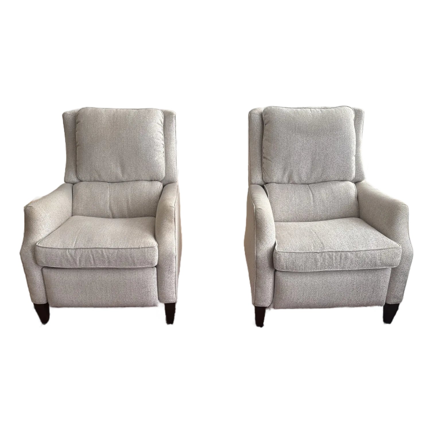 Arhaus Recliner Chairs- Set of 2 | Chairish