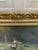Early 20th Century Antique Country Landscape With Three Ladies in a Carved Giltwood Frame For Sale - Image 5 of 17