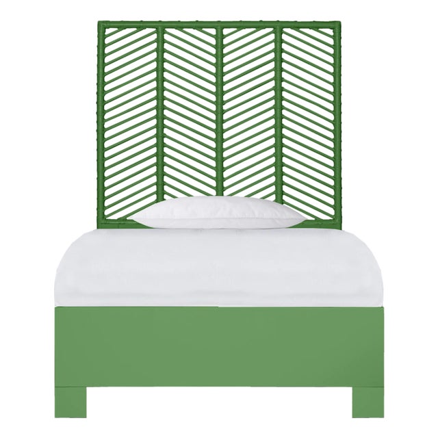 Liam Standard Bed Twin Extra Long - Bright Green For Sale