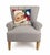 A festive way to spruce up your home for the holidays and winter season! 100% wool hooked throw pillow / accent pillow....