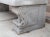 Carved Italian Limestone Garden Bench With Fleur De Lys and Acanthus Decoration For Sale - Image 12 of 12