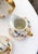 Antique Coffee Set by Malaveix and Granger for Limoges Porcelain, 1920, Set of 16 For Sale - Image 8 of 12