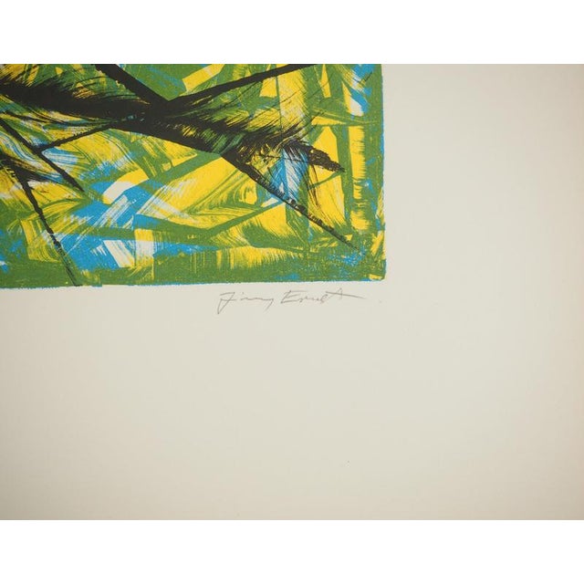 Jimmy ERNST (1920-1984) Surrealist Flight, 1973 Original lithograph (Atelier Poligrafa) Signed in pencil Numbered out of...