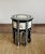 Mid-Century Modern Hollywood Regency Side Table in the style of Martyn Lawrence Bullard with Faux Ivory Details, 2010s For Sale - Image 3 of 10