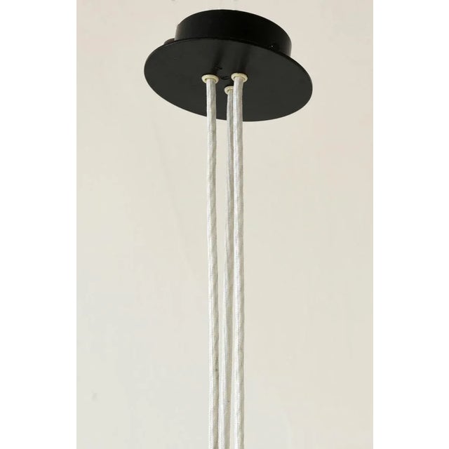 Metal Black & White Metal Pendant from Baltensweiler, 1960s For Sale - Image 7 of 8