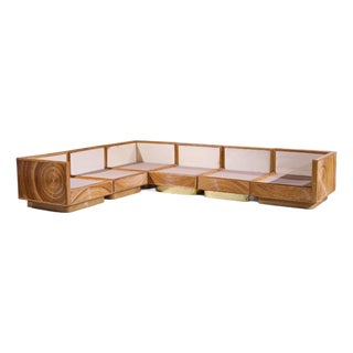 Adrian Pearsall for Comfort Designs Modular Pencil Reed Mid Century Sectional Sofa For Sale