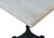 Matthew Izzo Home Avignon Lightly Distressed Oak French Bistro Table With Cast Iron Base - Square For Sale In New York - Image 6 of 7