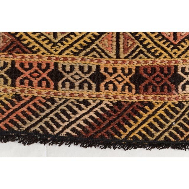 Anatolian Kurdish Handwoven Kilim Runner For Sale - Image 6 of 10
