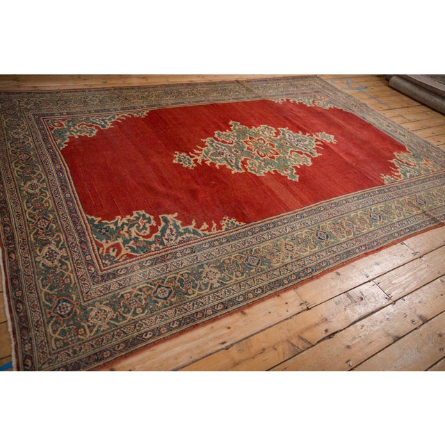 Textile Vintage Mahal Carpet - 7'11" x 11' For Sale - Image 7 of 14