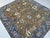Olive Oushak Handmade Wool Rug in Olive Brown and Blue For Sale - Image 8 of 10