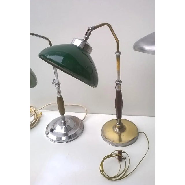 Italian Desk Lamps, 1930s, Set of 3 For Sale - Image 3 of 8