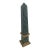 French Green Marble Obelisk With Bronze Mounts For Sale
