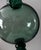 Rare 1930s–1940s Empoli Verde Italian Hand-Blown Glass Pedestal Ewer For Sale - Image 9 of 12