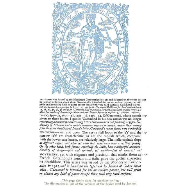 White "A Book of Typefaces" 1952 For Sale - Image 8 of 10