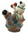 Vintage Chinese Lucky Boy and Girl Porcelain Hand Painted Statue Figurine For Sale In San Francisco - Image 6 of 8