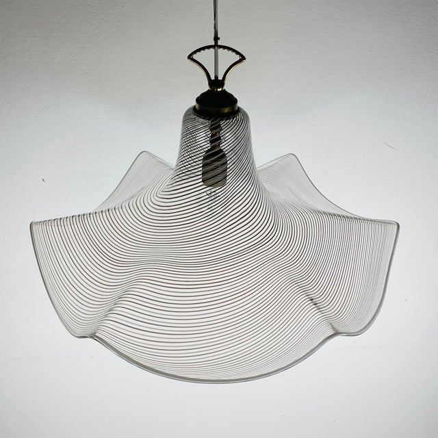 Murano Glass Pendant Lamp, Italy, 1970s For Sale - Image 11 of 15