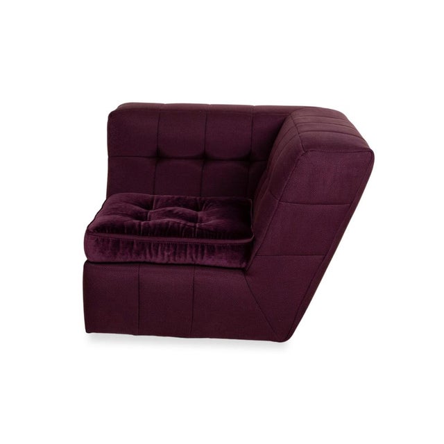 Tiziana Armchair in Purple Fabric from Bretz For Sale - Image 11 of 12