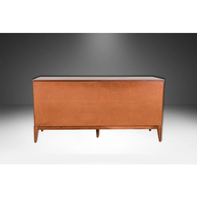 Mid Century Walnut Credenza Dresser Bassett For Sale - Image 10 of 13
