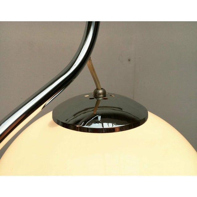 Mid-Century Space Age Italian Glass Ball Pendant, 1960s For Sale - Image 13 of 18