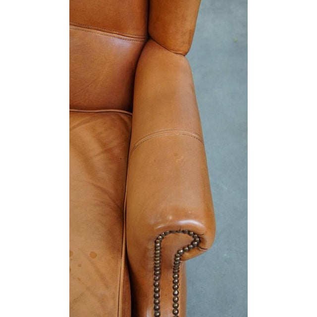 Set of Cowhide Wing Chairs For Sale - Image 9 of 18
