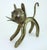 Metal Brutalist Cat Scrap Metal Art Sculpture For Sale - Image 7 of 14