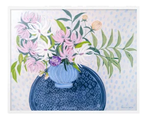 Spring Blooms by Marisa Anon in White Frame, Medium Art Print