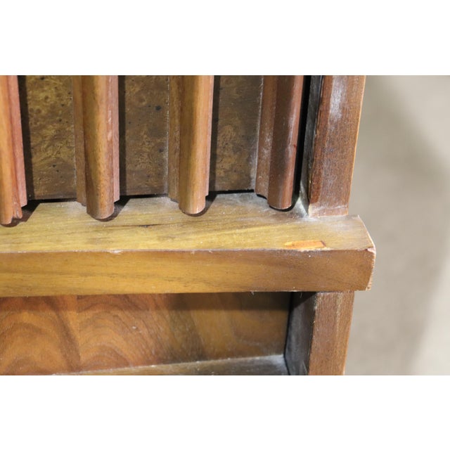 Wood Mid 20th Century Walnut Hiboy Dresser For Sale - Image 7 of 12