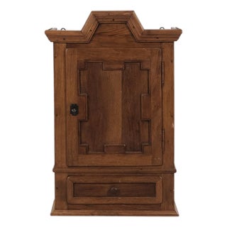 Wall Cabinet in Oak, 1930s For Sale