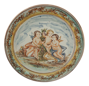 Albissola Majolica Plate from Emmebi, 1960s