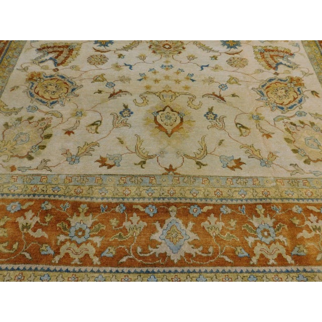 Handmade Indo Persian Rug. 8'x 9'9" For Sale - Image 12 of 18