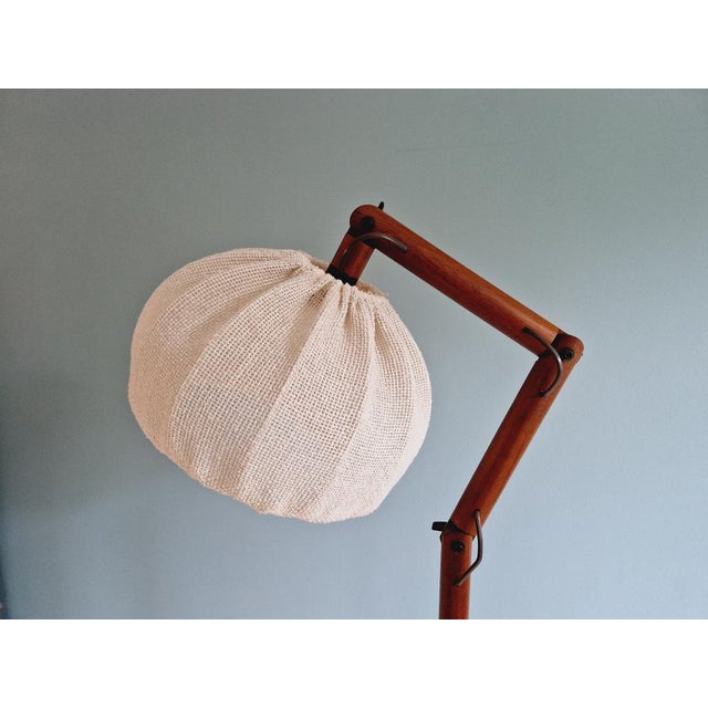 Scandinavian Teak Lamp, 1970s For Sale - Image 3 of 18